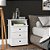 MESA DE CABECEIRA 3G EJ MUDO LUXO NEW BRANCO - Imagem 1