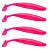 Isca Soft Artificial Bomber Swim 11cm 4 un - Camalesma - Imagem 2