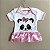 Body Com Saia  Panda Rosa - Imagem 5