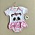 Body Com Saia  Panda Rosa - Imagem 4