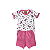 Conjunto Short e Body Manga Curta - Imagem 1