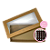 Caixa Para 50 Doces C/ Visor C/ Berço - Kit 5 Unidades - Kraft - Imagem 1