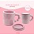 Tampa de Caneca cor Rose 9 cm - Imagem 1