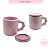 Tampa de Caneca cor Rose 9 cm - Imagem 2