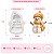 Molde de Silicone Boneco de Neve PG - Imagem 1