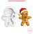 Molde de Silicone Ginger Menino Natal - Imagem 2