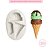 Molde de Silicone Sorvete Cone de Chocolate - Imagem 2