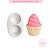 Molde De Silicone Sorvete/Cup Cake - Imagem 2
