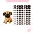 Olhos Resinados Pug Mini - Imagem 2