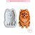 Molde de Silicone Pet Spitz 2 G - Imagem 2