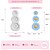 Molde de Silicone Trio Margaridas G - Imagem 1