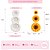 Molde de Silicone Girassol Trio G - Imagem 1