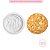 Molde de Silicone Cookie Chocolate Branco - Imagem 2