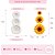 Molde de Silicone Girassol Trio - Imagem 1