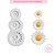 Molde de Silicone Trio Margaridas - Imagem 2