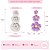 Molde de Silicone Trio Flores Delicadas - Imagem 1