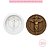 Molde de Silicone Medalhão Cristo na Cruz - Imagem 2