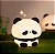 luminaria de ursinho panda em silicone - Imagem 1