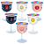 Kit 6 taças de Vintimtim Mix | Vinho na Taça - Imagem 1
