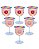 Kit 6 taças de Vintimtim Mix Rosé | Vinho na Taça - Imagem 1