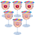 Kit 6 taças de Vintimtim Mix Rosé | Vinho na Taça - Imagem 1