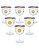 Kit 6 taças de Vintimtim Mix Branco | Vinho na Taça - Imagem 1