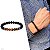 Pulseira Oásis com Olho de Tigre - Preto Fosco - Imagem 1