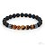 Pulseira Oásis com Olho de Tigre - Preto Fosco - Imagem 2