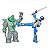 Boneco - Power Ragers Fúria do Dino - Ranger Azul - Shockhorn - F1261 -  Hasbro - Imagem 1