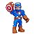 Boneco Capitão América Playskool Super Hero - E7105 - Hasbro - Imagem 1