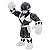 Boneco Power Rangers Mega Mighties - Rangers Preto - E5869 - Hasbro - Imagem 1