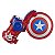 Lançador -  Nerf Power Moves Vingadores - Capitão America - E7375 - Hasbro - Imagem 1