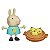 Peppa Pig e Amigos -  Boneco Rebecca Coelho  - Miniatura - F2179 -  Hasbro - Imagem 1