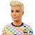 Barbie Fashionista Ken Camiseta Xadrez - GRB90 - Mattel - Imagem 4