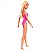 Boneca Barbie Moda Praia Loira - Maiô Estampado Flores - GHH38 - Mattel - Imagem 2