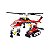 Blocos de Montar Cubic -  Bombeiros - Helicóptero de Transporte 325 Peças - BR1493 - Multikids - Imagem 1