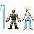 Bonecos Toy Story 4 -  Combate Carl e Bo Peep - GBG89 - Mattel - Imagem 2