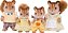 Sylvanian Families - Família dos Esquilos Noz - 4172 - Epoch - Imagem 2