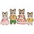 Sylvanian Families - Família dos Gatos Listrados  - 5180 - Epoch - Imagem 1