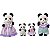 Sylvanian Families - Familia dos Pandas Graciosos - 5529 - Epoch - Imagem 1
