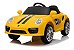 Carro Elétrico Infantil Esporte Luxo - Amarelo 6v - 645 - Bang Toys - Imagem 1