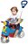 Carrinho De Passeio Ou Pedal Infantil - Triciclo Avespa Colorido - 3168 - Maral - Imagem 2
