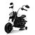 Motocicleta Elétrica Branca 6v + Rodinha - 652 - Bang Toys - Imagem 1