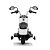 Motocicleta Elétrica Branca 6v + Rodinha - 652 - Bang Toys - Imagem 4