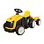 Mini Trator Elétrico Amarelo  - Com Reboque 6v - 648 - Bang Toys - Imagem 1