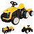 Mini Trator Elétrico Amarelo  - Com Reboque 6v - 648 - Bang Toys - Imagem 2