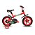 Bicicleta Infantil Aro 12 Jack - Vermelho e Preto - 10444 - Verden Bikes - Imagem 2