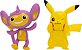 Pokémon - Figuras De Ação - Pikachu e Aipom - 2779 - Sunny - Imagem 1