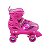 Patins 4 rodas Ajustável - Rosa - Com Luz Led 34 ao 37 -  RL03 - Fênix - Imagem 5