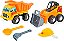 Caminhão Caçamba e Trator Pá Carregadeira Com Acessórios - 384 - Tilin Brinquedos - Imagem 1